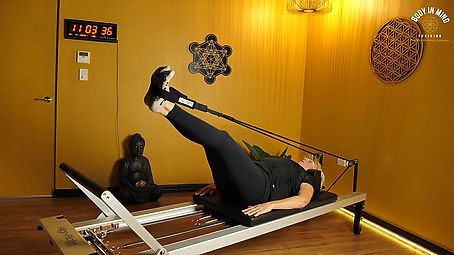 Intermediate Reformer Pilates Workout with Heather